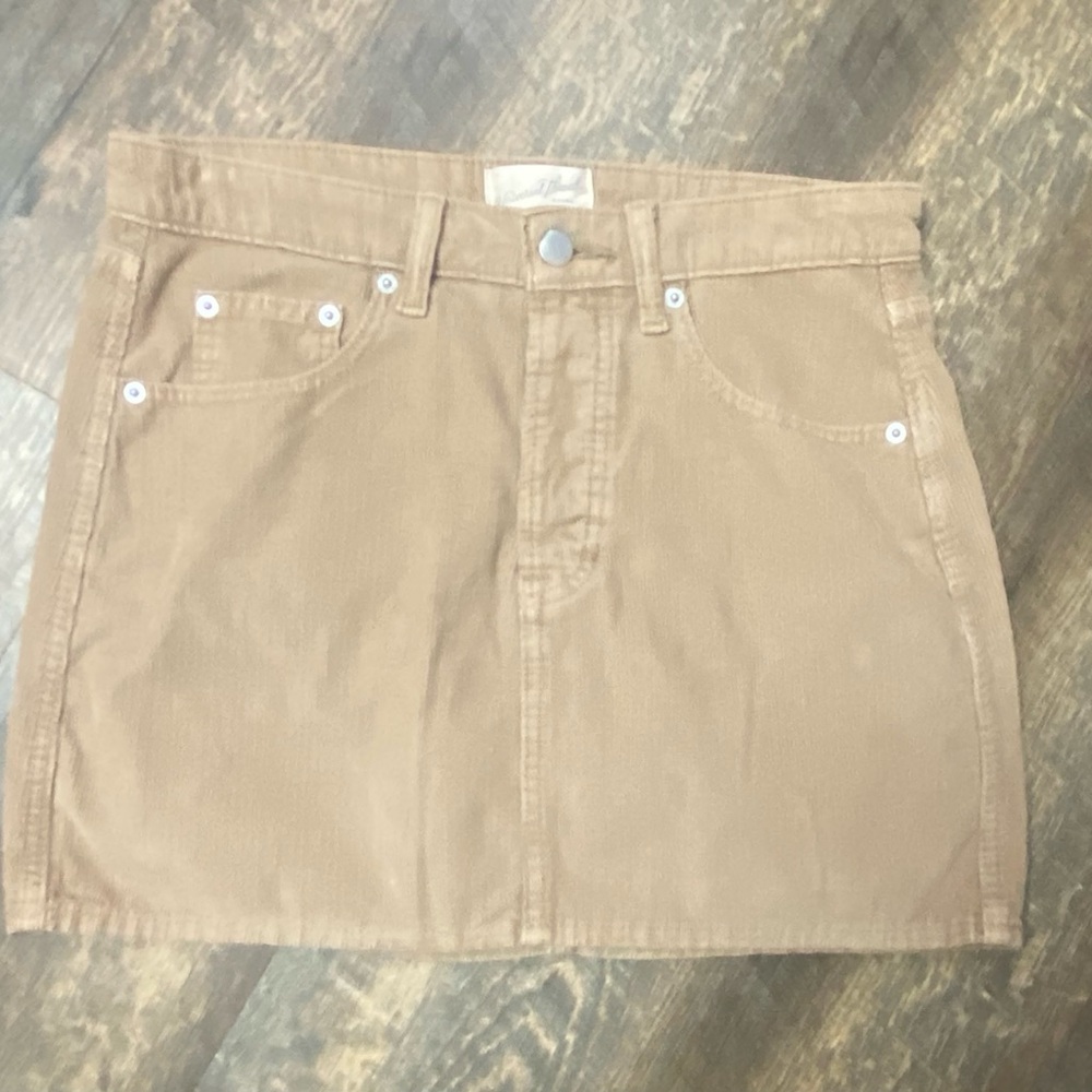 Universal Thread Tan Mini Skirt
